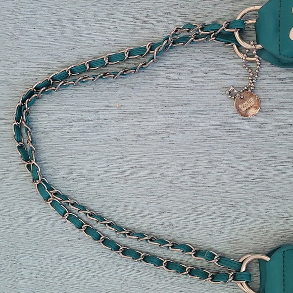 Large Sanrio Hello Kitty Tote purse handbag Teal color - Picture 6 of 9